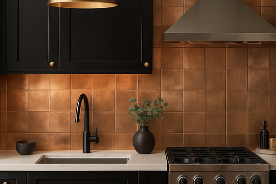 Metallic Backsplashes for a Touch of Glam illustration