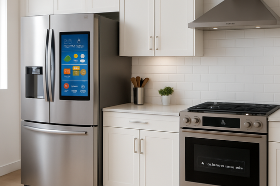 Upgrade to Smart Kitchens with High-Tech Appliances illustration