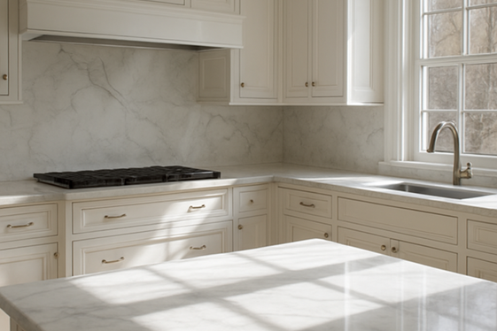 Go for Timeless Elegance with Marble Countertops illustration