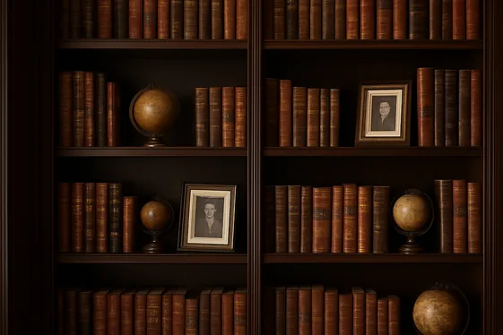 Incorporating Bookshelves for a Scholarly Vibe illustration