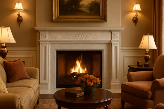 Creating a Cozy Fireplace Focal Point illustration