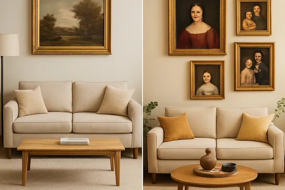 Incorporating Classic Artwork and Portraits illustration