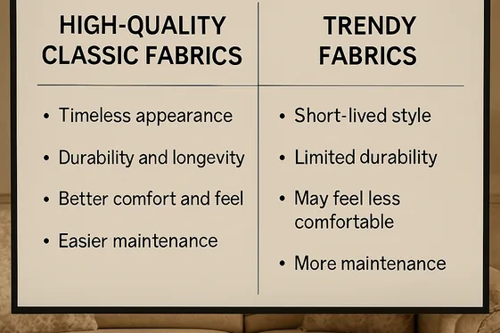 Choosing High-Quality Fabrics over Trends illustration