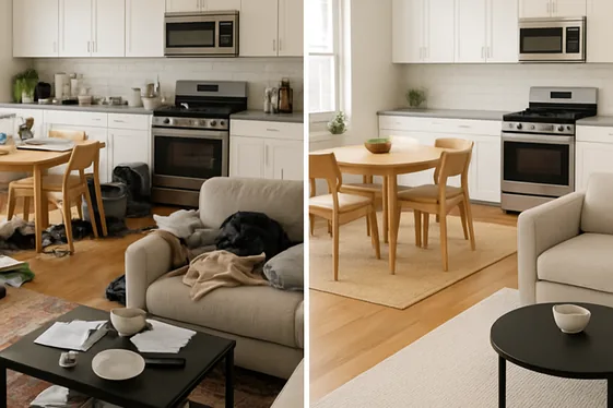 Create Visual Zones with Area Rugs illustration