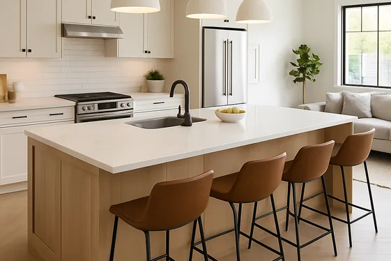 Opt for a Kitchen Island with Lounge Seating illustration