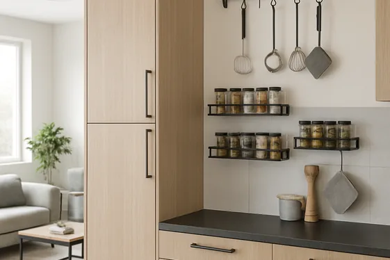 Maximize Wall Space with Vertical Storage illustration