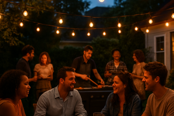 Use String Lights to Set a Warm Ambiance illustration