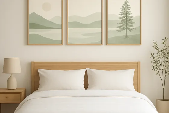 Display Calming Artwork and Nature Prints illustration