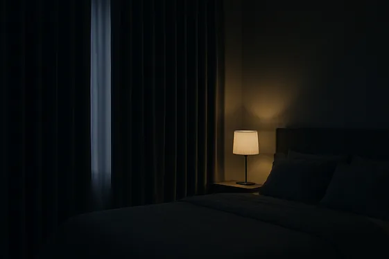 Use Blackout Curtains for Better Sleep illustration