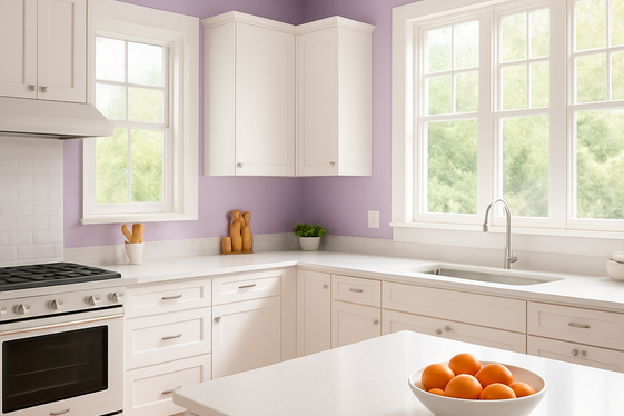 Lavender Walls to Create Calm and Cozy Vibes illustration