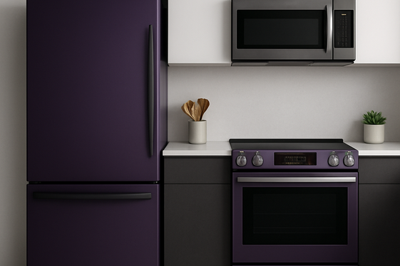 Matte Purple Appliances for Sleek Modernity illustration