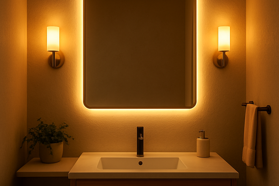 Use Warm Lighting to Create a Cozy Ambiance illustration