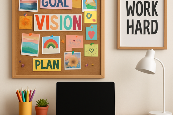 Personalize with Inspiring Wall Art and Vision Boards illustration