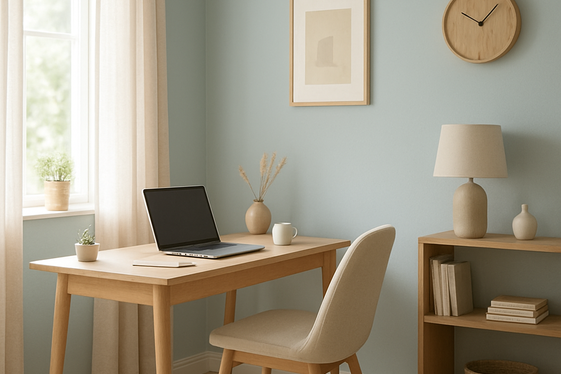 Choose Soothing Colors to Encourage Focus illustration