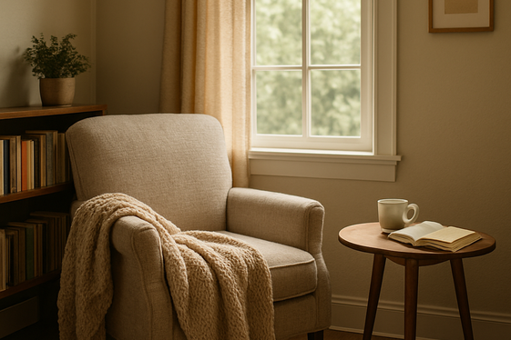 Create a Dedicated Reading Nook illustration