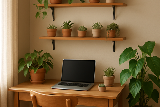 Add Greenery to Boost Mood and Air Quality illustration