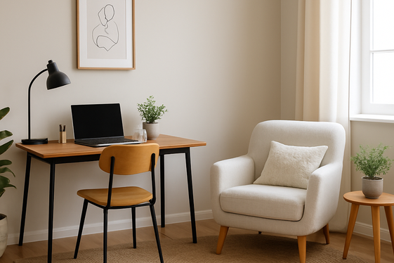 Designate Zones for Work and Relaxation illustration