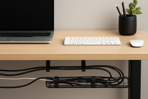 Keep Wires Tidy with Cable Management Solutions illustration