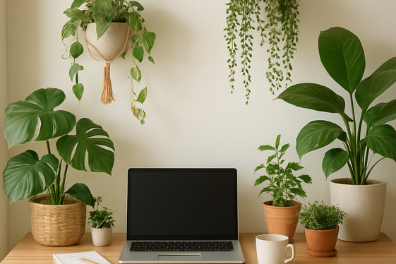 Introduce Greenery to Boost Mood and Air Quality illustration