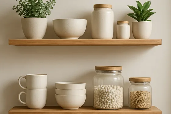 Floating Wooden Shelves for Functional Style illustration
