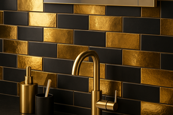 Metallic Tiles for a Touch of Glam illustration