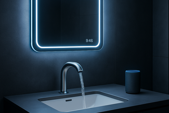 Vanities with Smart Technology Features illustration
