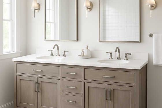 Double Sink Vanities to Maximize Convenience illustration