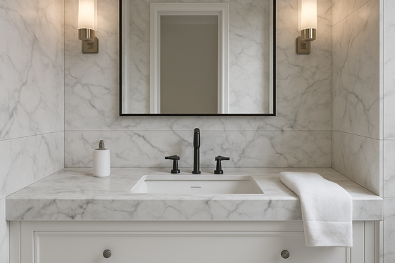 Marble Countertop Vanities for Luxury and Durability illustration