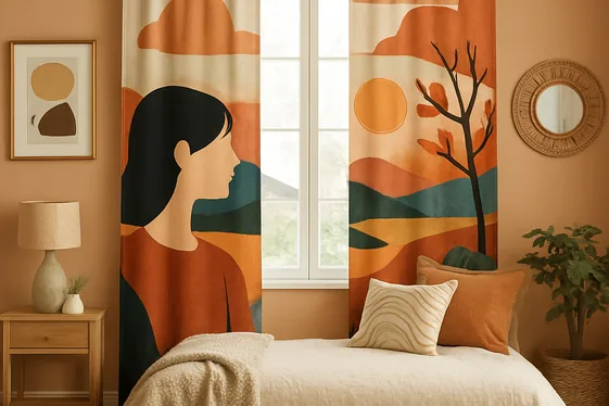Custom Printed Curtains to Personalize Your Space illustration