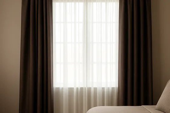 Layered Curtains for Depth and Dimension illustration