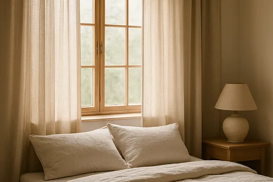 Natural Linen Curtains for a Relaxed Feel illustration