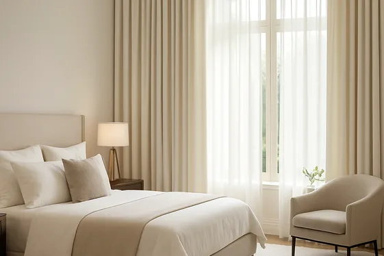 Floor-to-Ceiling Curtains to Enhance Height illustration
