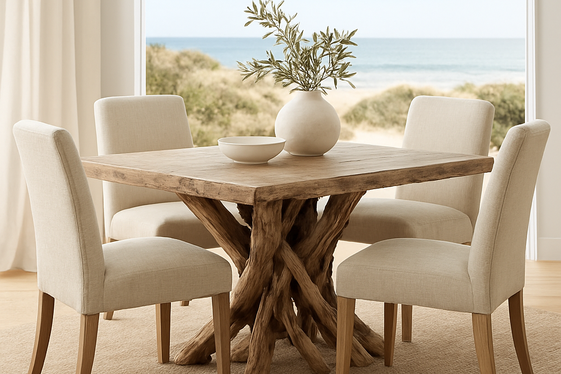 Mix Casual Linen Dining Chairs illustration