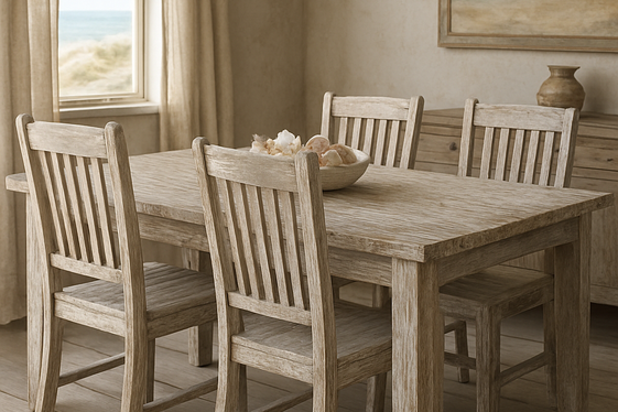 Go for Weathered and Distressed Wood Furniture illustration
