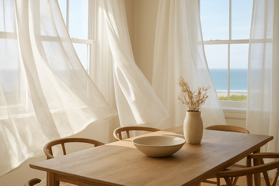 Choose Sheer Curtains for a Soft Breeze Effect illustration