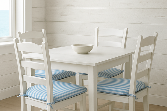 Incorporate Soft Blue and White Stripes illustration