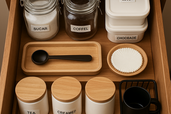 Smart Storage Solutions for Coffee Essentials illustration