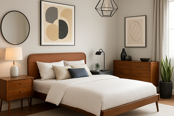 Mix Vintage and Modern Decor illustration
