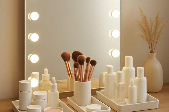 Create an Organized Vanity Space illustration