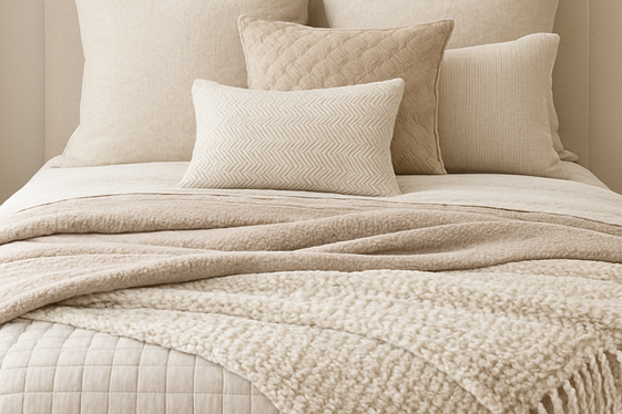 Upgrade Your Bedding with Texture and Layers illustration