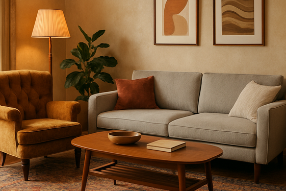 Mixing Vintage and Modern for a Lived-In Feel illustration