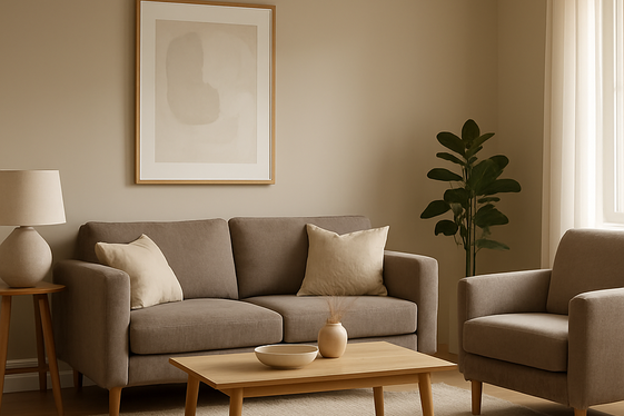 Warm Neutral Color Palettes to Calm the Room illustration