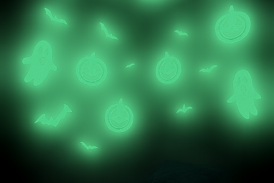 Glow-in-the-Dark Wall Stickers illustration