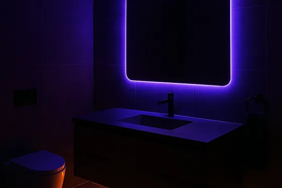 Eerie LED Lighting for Nighttime Effects illustration