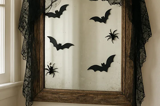 Haunted Mirror Frames and Hangings illustration