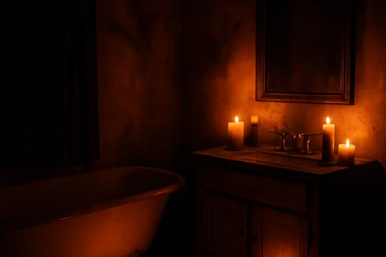 Creepy Candlelight for a Haunted Glow illustration
