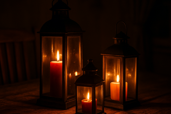Eerie Candlelight Ambiance illustration