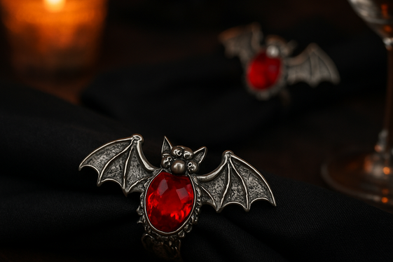 Vampire-Inspired Napkin Rings illustration