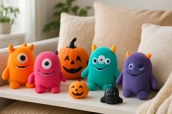 Little Monsters Plush and Fun Sculptures illustration