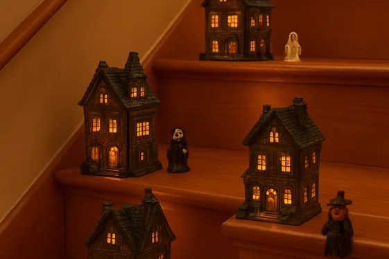 Mini Haunted House Setups illustration